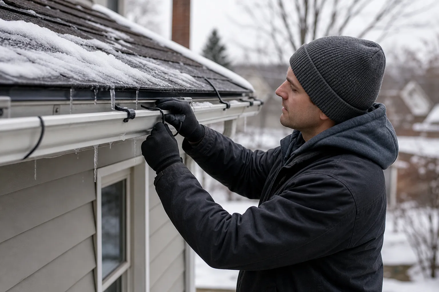 Replace failing heat cable