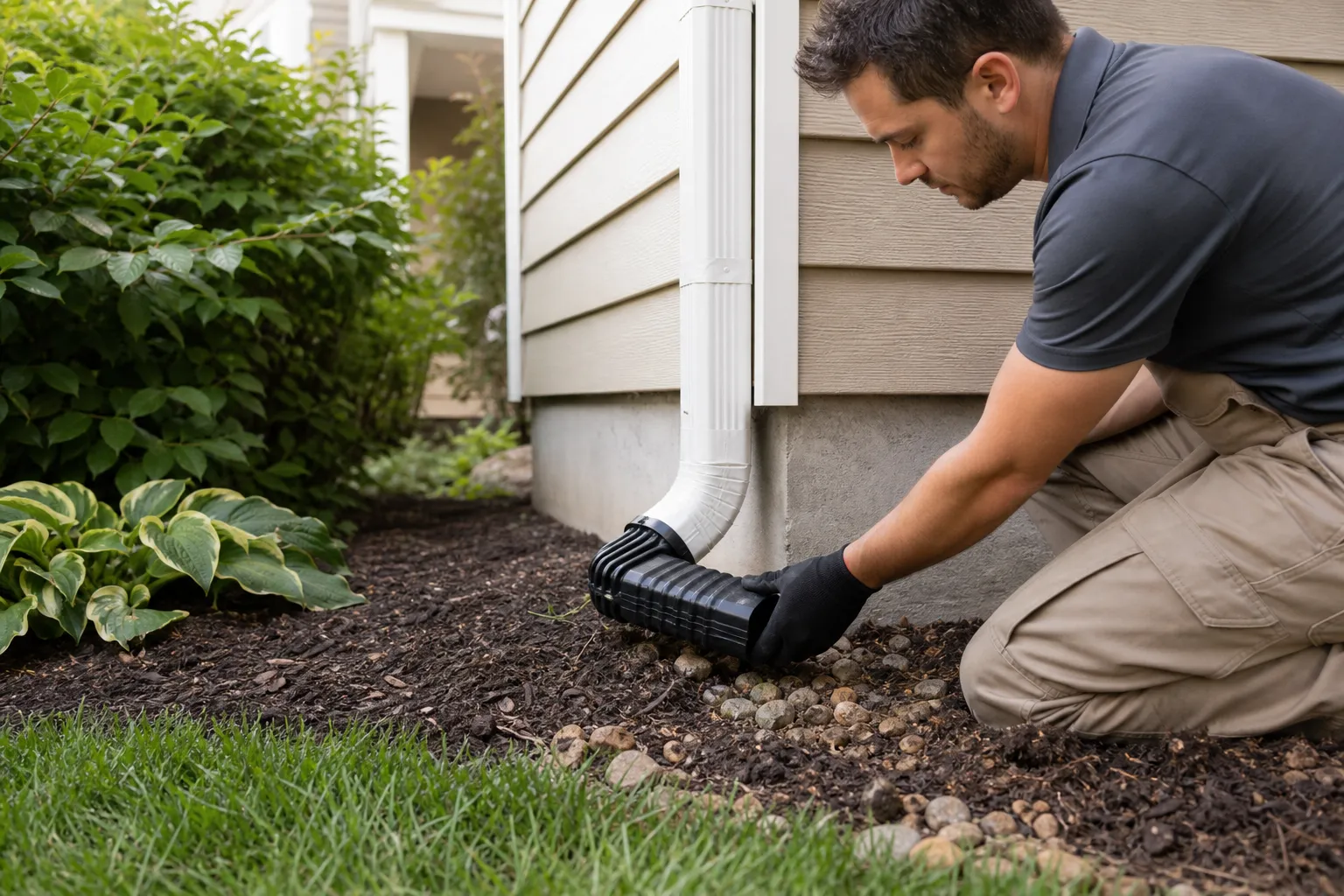 Direct roof runoff away from your home
