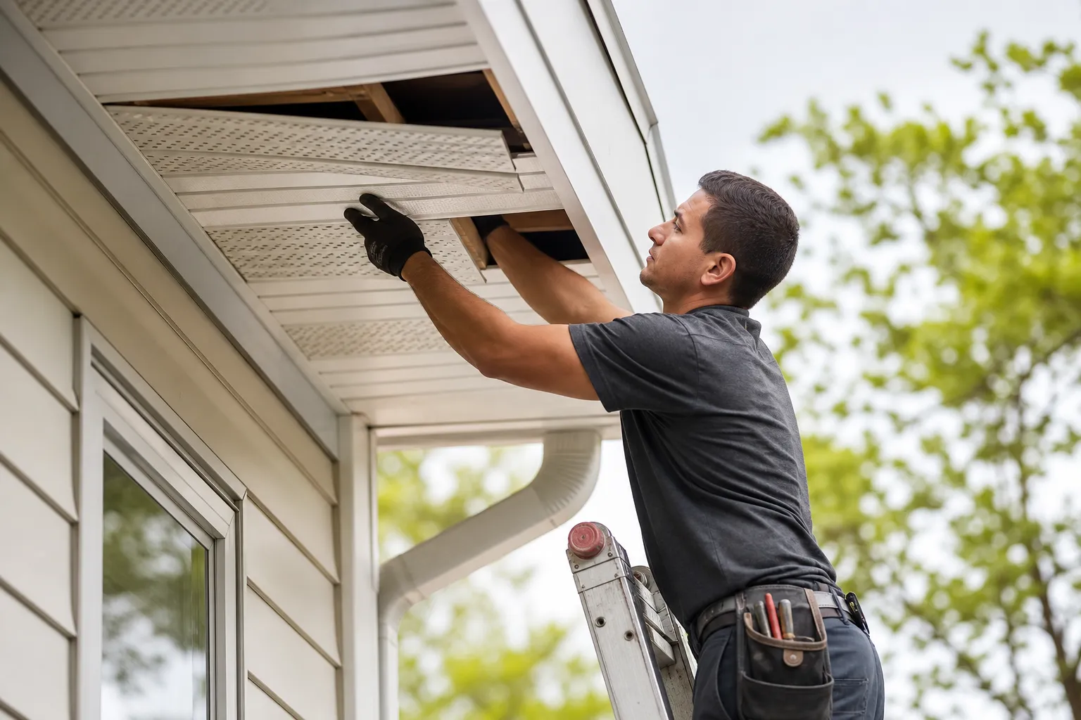 Soffit repair