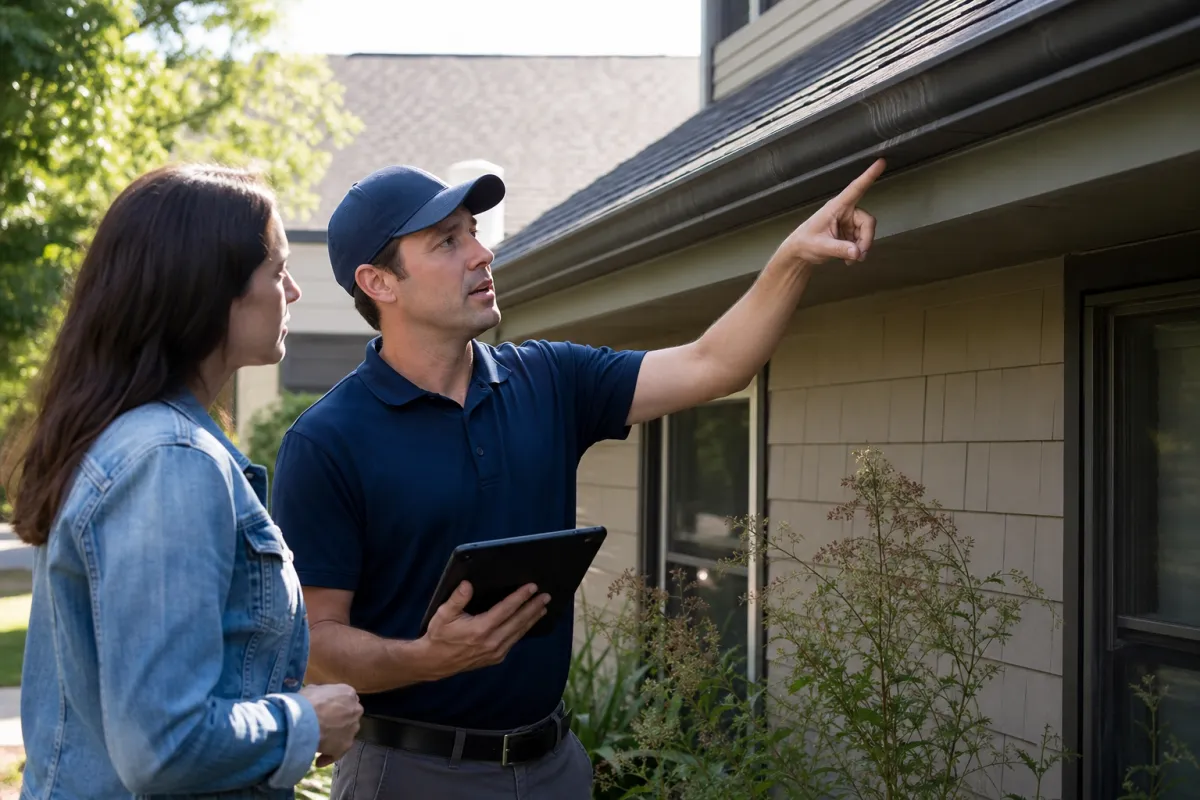 Gutter repair with clear scope upfront