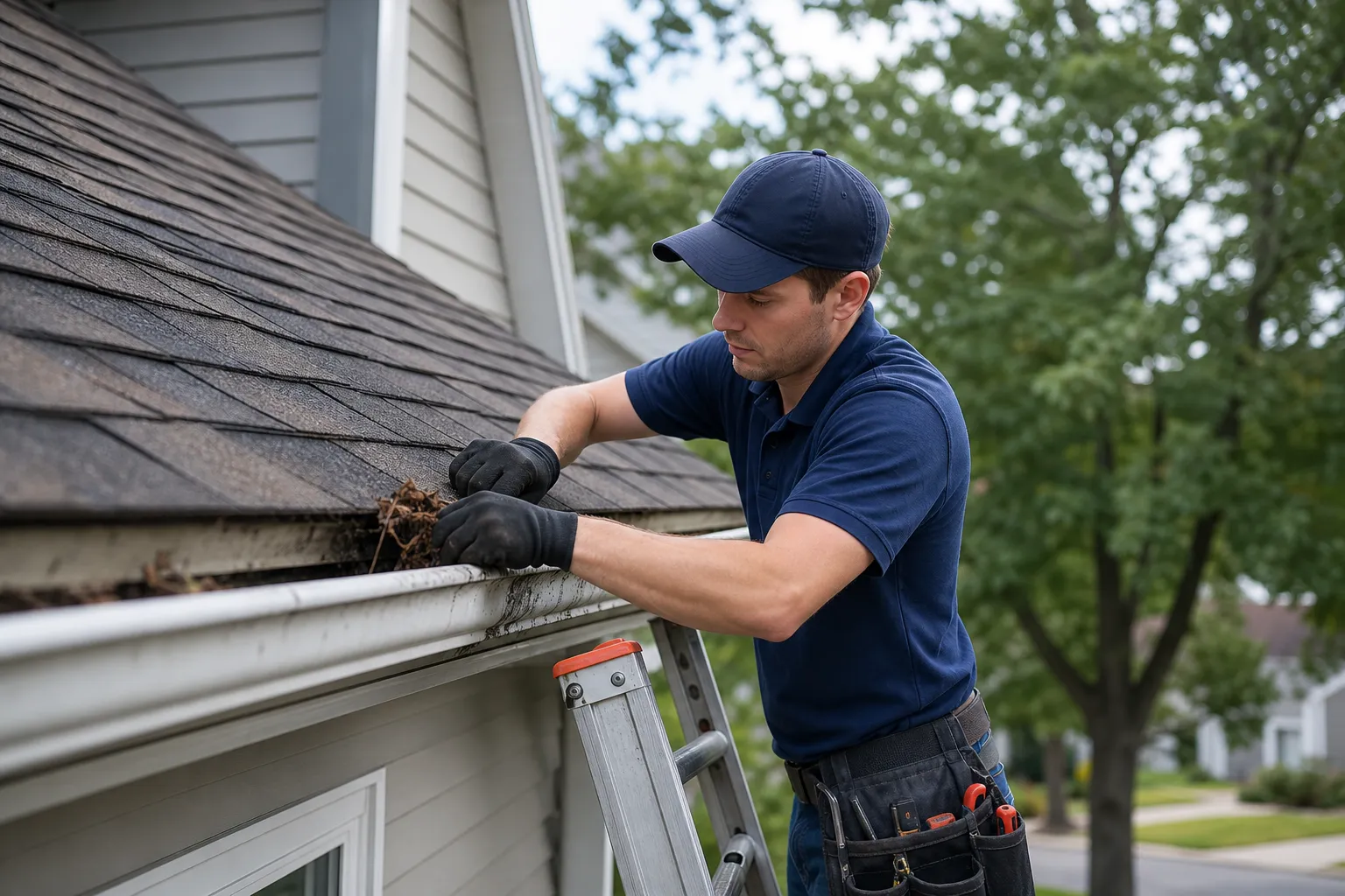 Leaking gutters