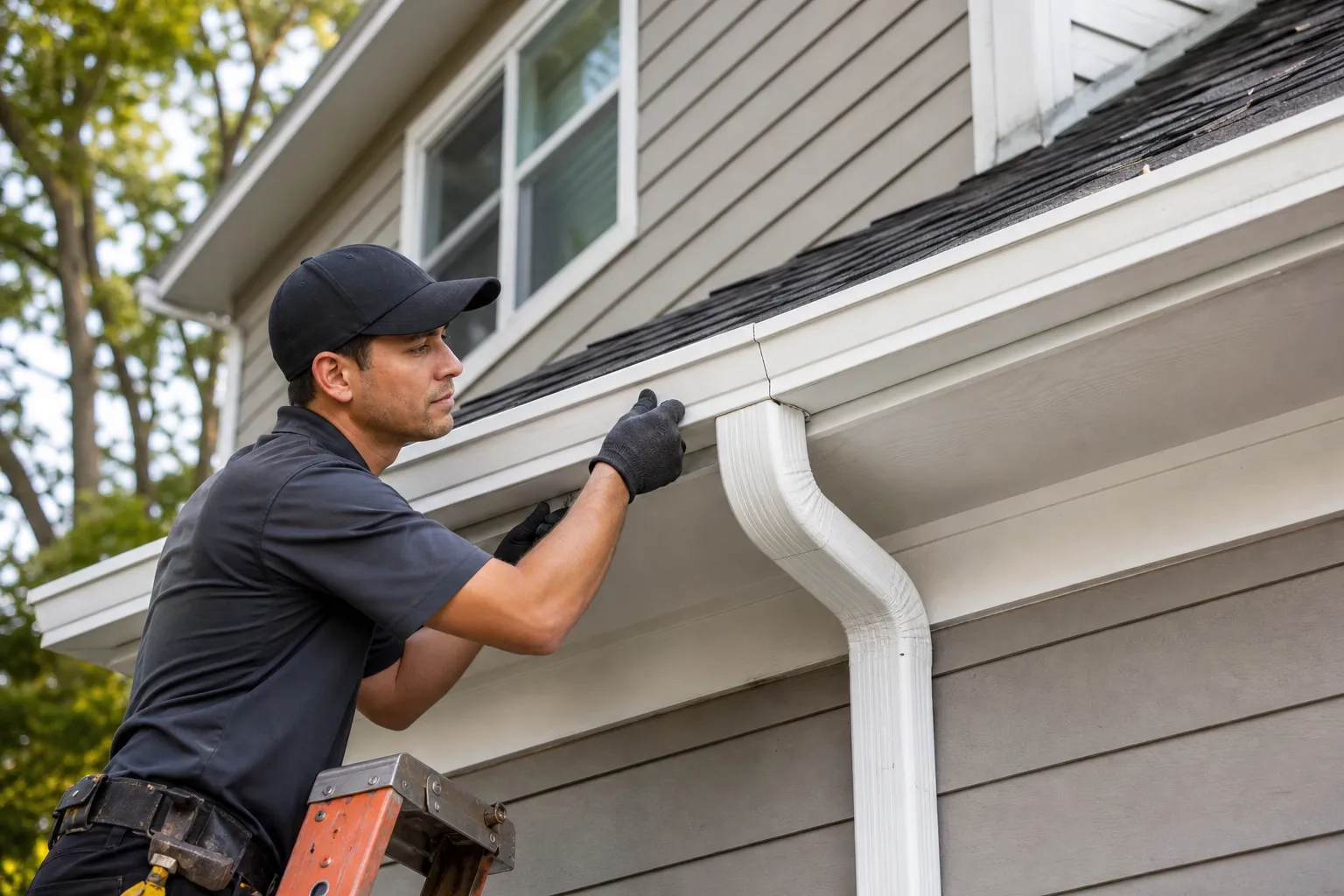 Stop recurring gutter joint failures