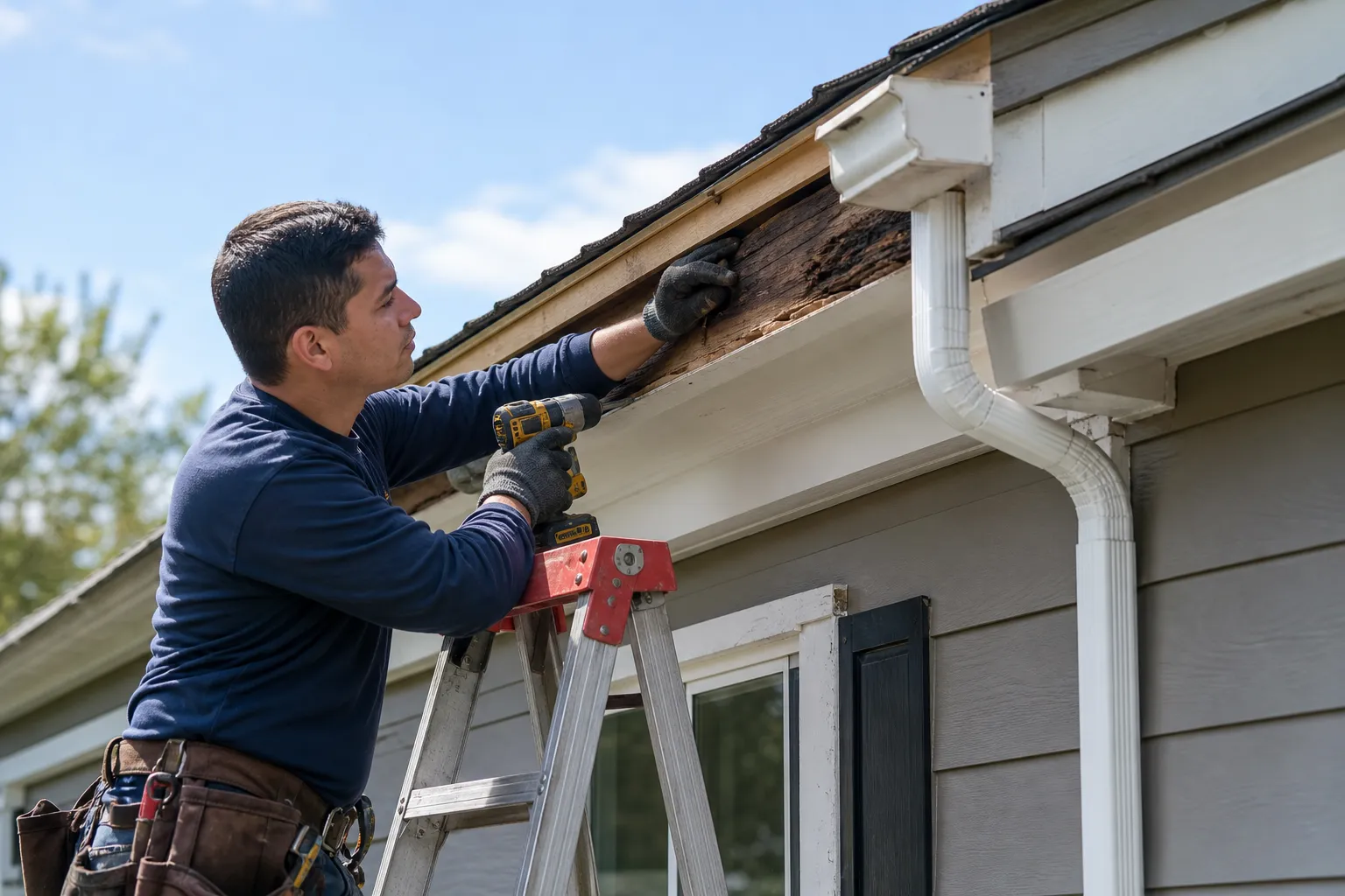 Stop gutters from pulling away