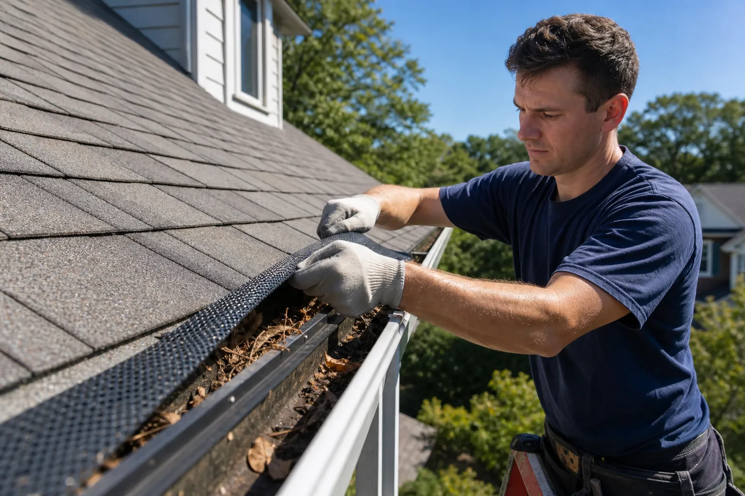 Replace failing gutter guards