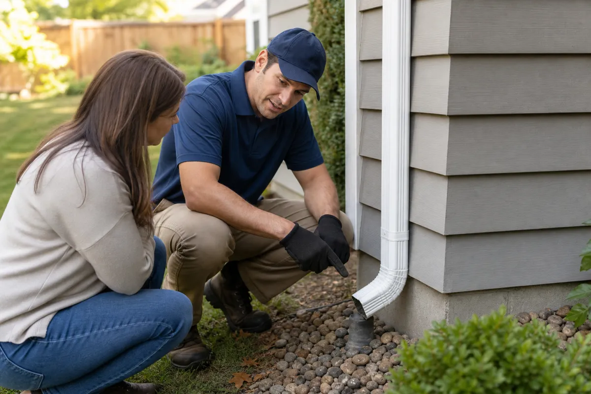 Know what downspout service covers