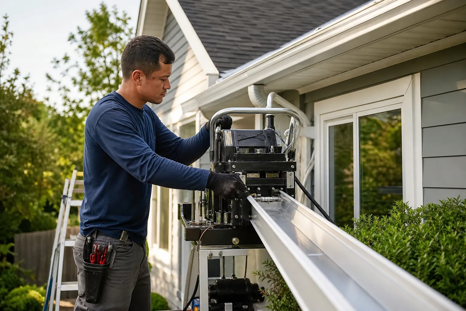 Custom gutter forming that fits right