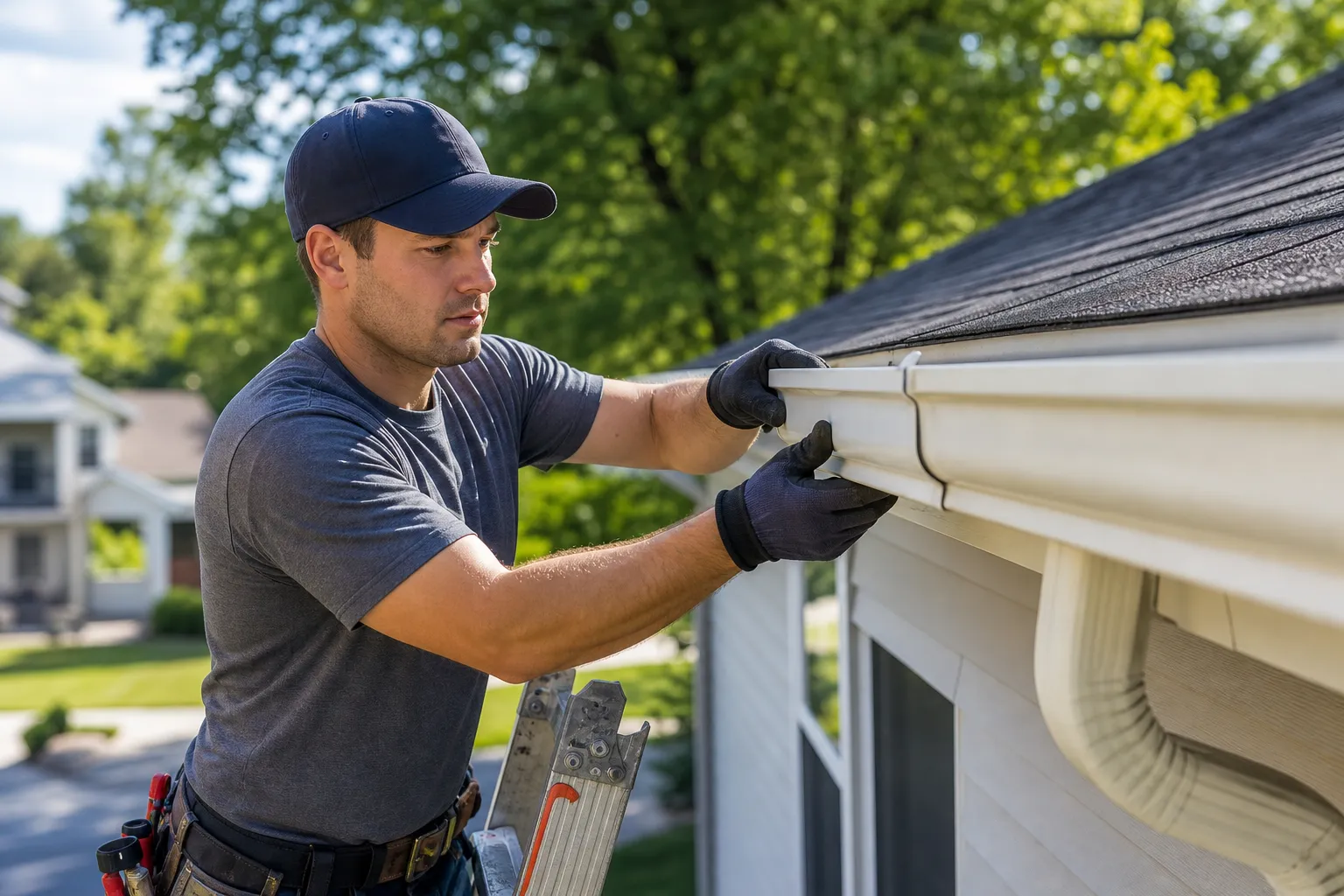 Undersized gutters