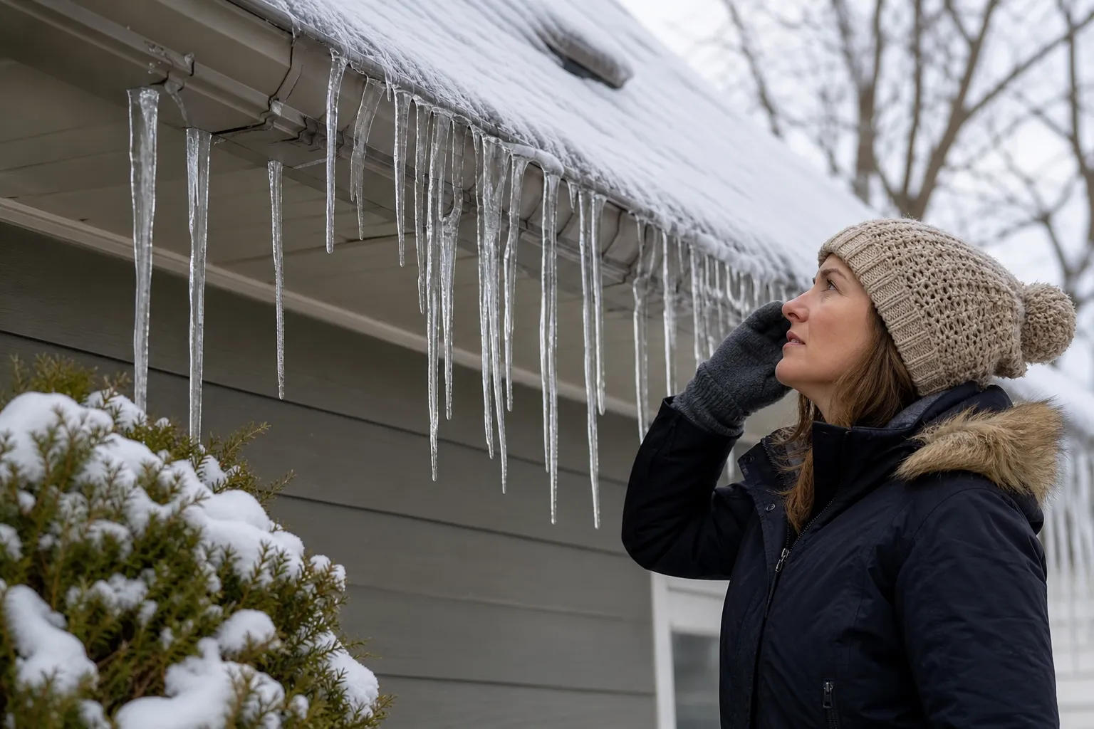 Stop ice from taking over your gutters