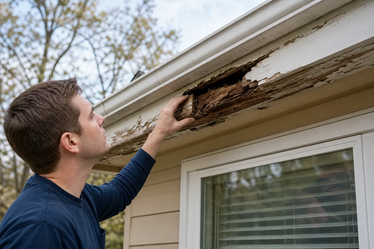 Stop rotten fascia from spreading