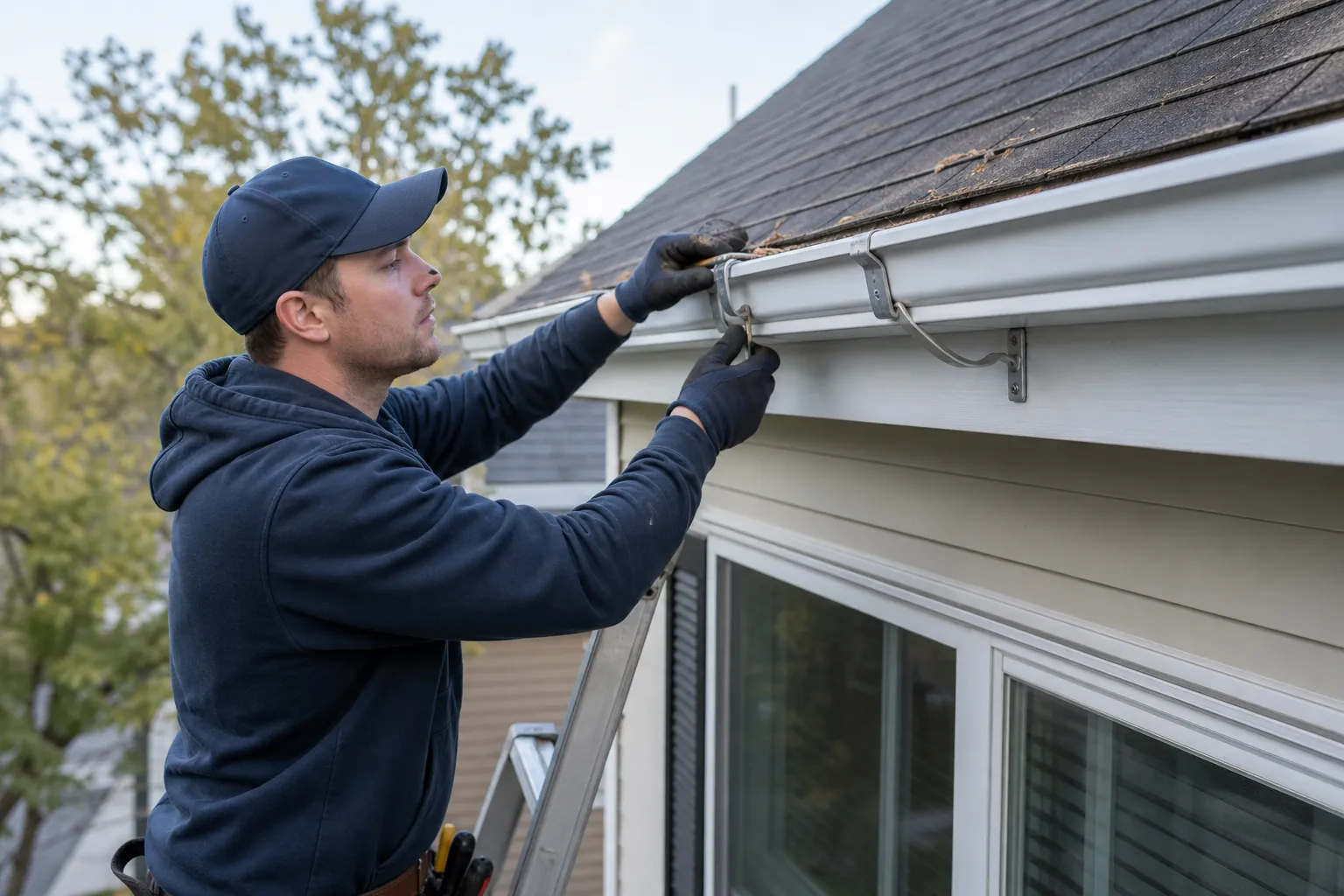 Gutter hanger replacement