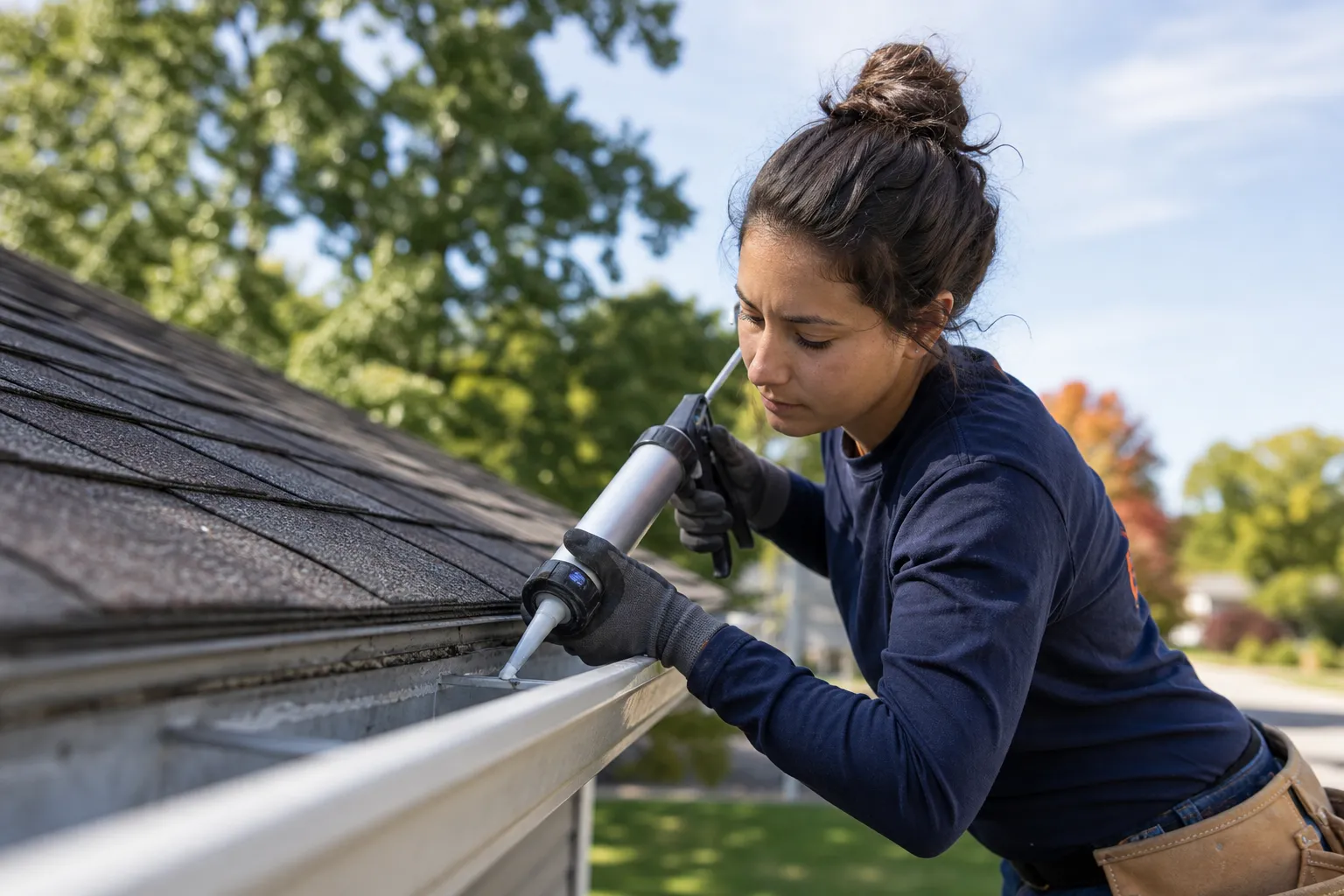 Gutter resealing